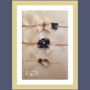 Handmade Newborn Tie-backs